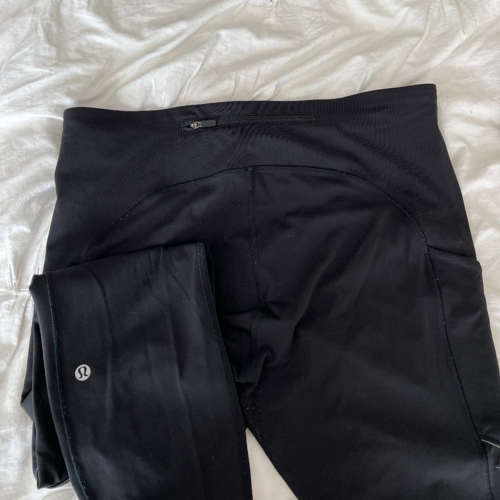 Lululemon Fast & Free High Rise 25" Leggings (Size 10) - Excellent Condition wit
